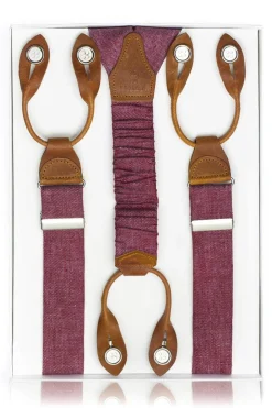 Beerenfarbene Hosenträger>Fafigo Best