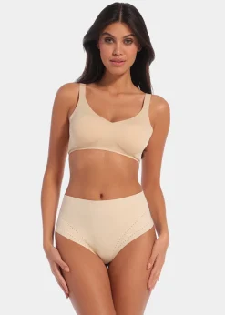 Beigefarbener Tanga mit Shape-Effekt – Dream Shaper Thong><noscript><img width=