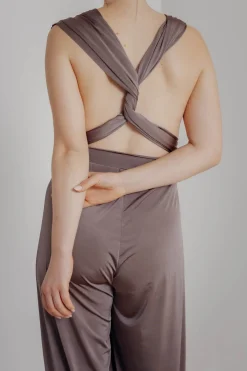 Brauner Einteiler – Jumpsuit Convertible Mushroom><noscript><img width=