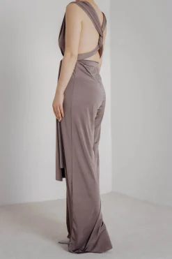 Brauner Einteiler – Jumpsuit Convertible Mushroom><noscript><img width=