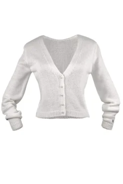 Braut Cardigan mit Perlenknöpfen><noscript><img width=