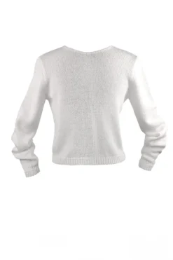 Braut Cardigan mit Perlenknöpfen><noscript><img width=