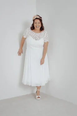 Braut Chiffonrock in Ivory – Emmi Curvy><noscript><img width=