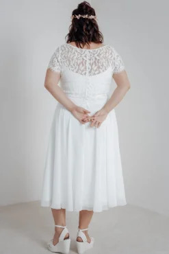 Braut Chiffonrock in Ivory – Emmi Curvy><noscript><img width=