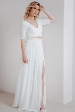 Braut Epauletten mit Pailletten und kleinen Perlen><noscript><img width=