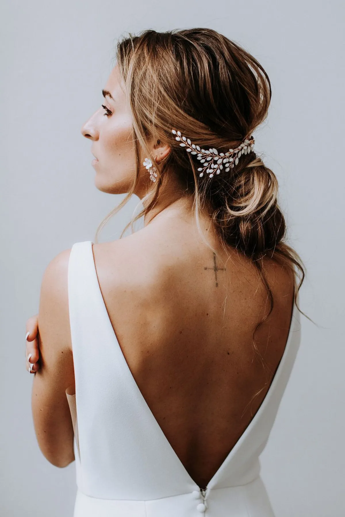 Braut Haarklammer, Haarschmuck mit Opalsteinen>La Chia New