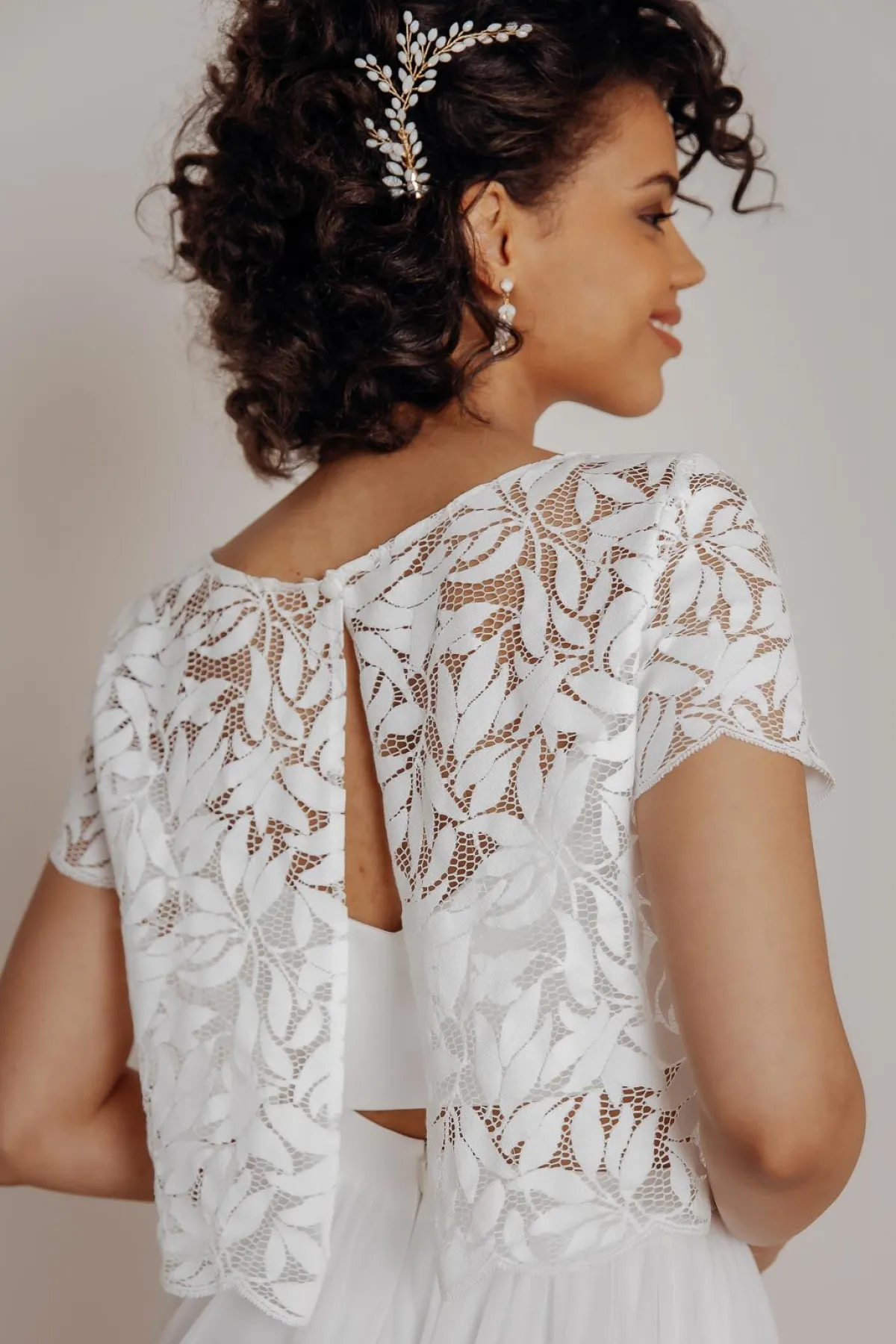 Braut Haarklammer, Haarschmuck mit Opalsteinen>La Chia New