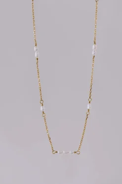 Braut Halskette mit kleinen Perlen – Celine><noscript><img width=