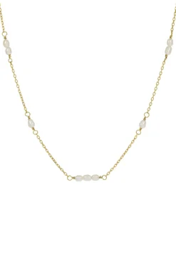 Braut Halskette mit kleinen Perlen – Celine><noscript><img width=