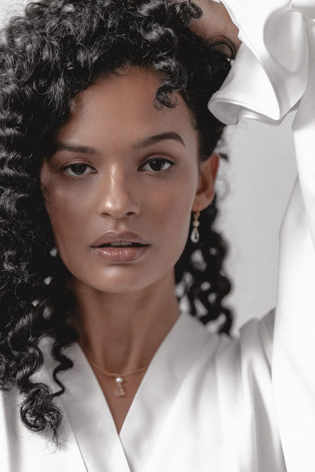 Braut Halskette mit Kristall-Tropfen und Süßwasserperle – Cupid>Juvelan Best