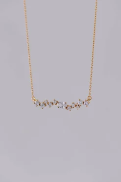 Braut Halskette mit Kristallen – Estelle>Juvelan Discount