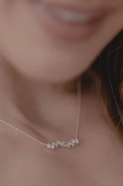 Braut Halskette mit Kristallen – Estelle><noscript><img width=