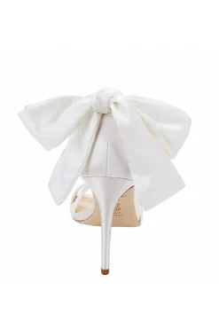 Braut High Heels mit Seidenband und Schleife – Kate Shoes>Bella Belle New