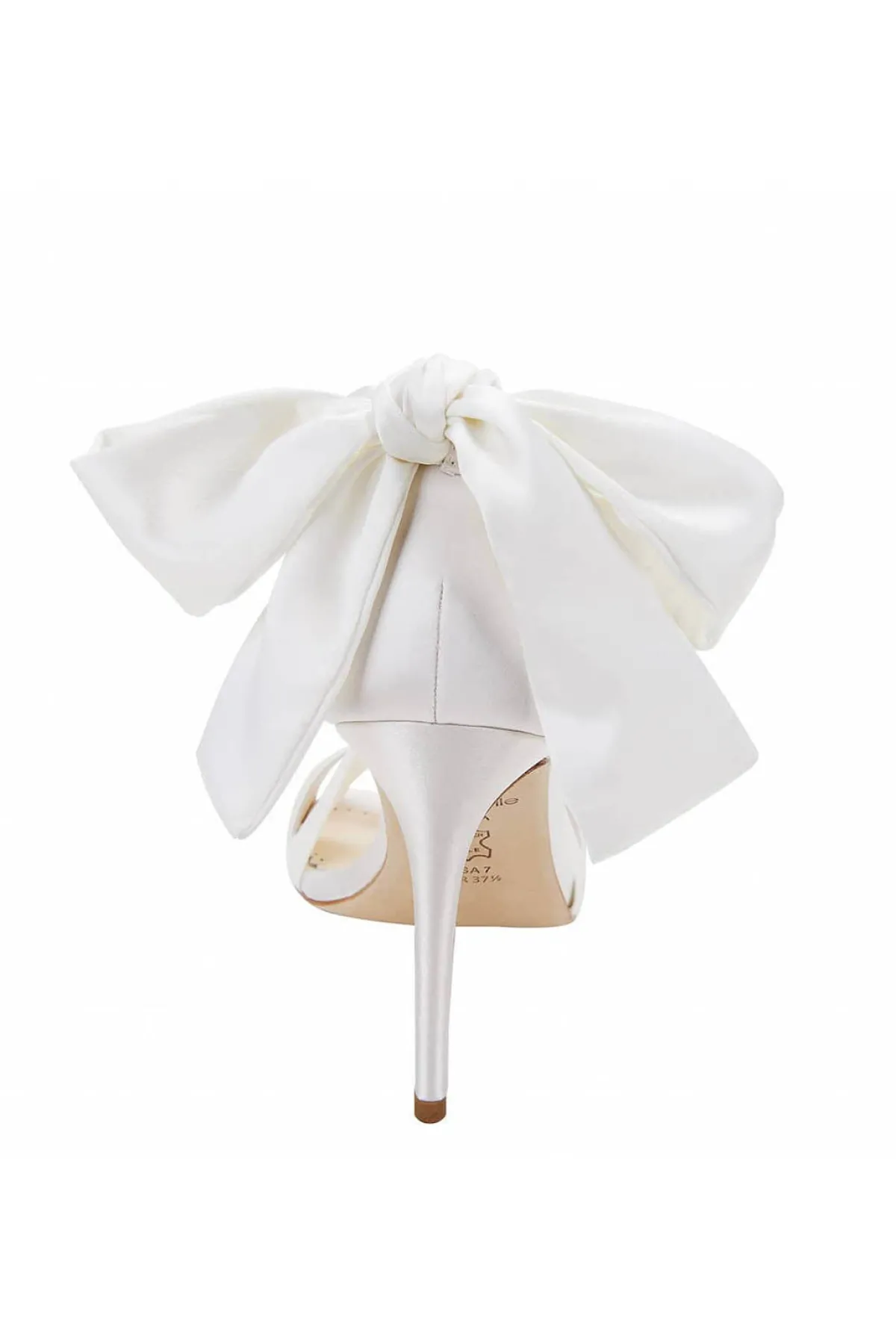Braut High Heels mit Seidenband und Schleife – Kate Shoes>Bella Belle New