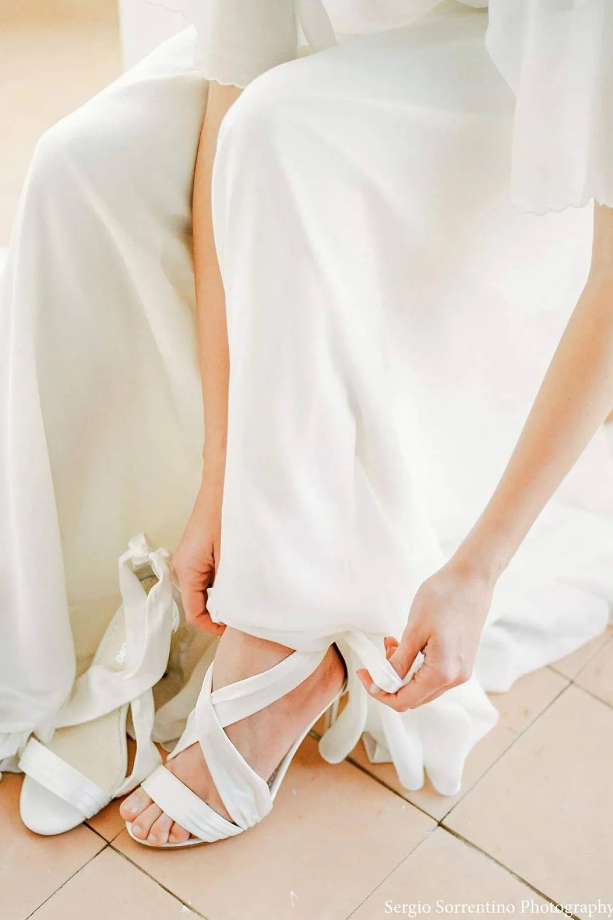 Braut High Heels mit Seidenband und Schleife – Kate Shoes>Bella Belle New