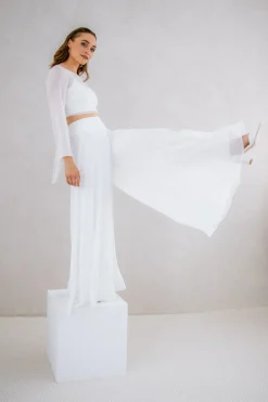 Braut Hose aus Chiffon – Nivis>noni