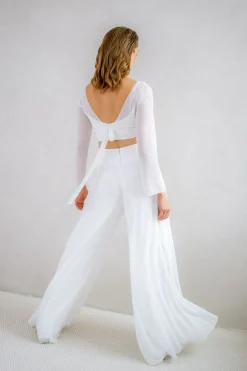 Braut Hose aus Chiffon – Nivis><noscript><img width=