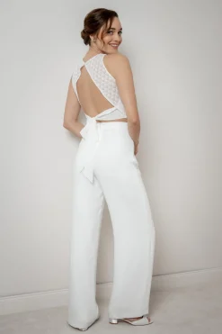 Braut Hose in Ivory – Tihana><noscript><img width=