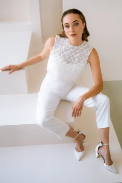 Braut Hose in 7/8-Länge – Helin>noni