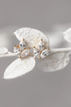 Braut Ohrringe aus edlen Zirkonia Kristallen - Simply Wonderful>Juvelan