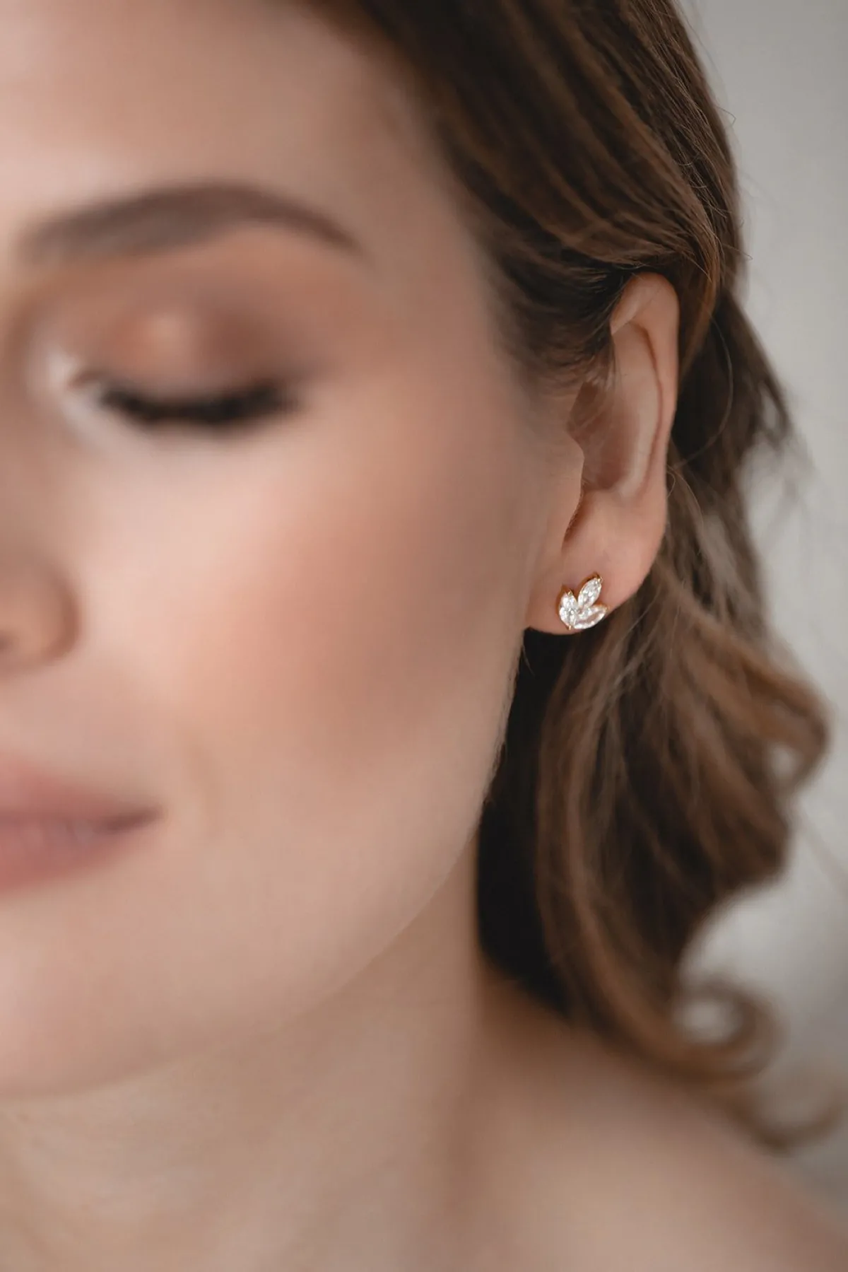 Braut Ohrringe aus edlen Zirkonia Kristallen - Simply Wonderful>Juvelan