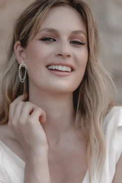 Braut Ohrringe mit Perlen und Kettengliedern – Waverider><noscript><img width=