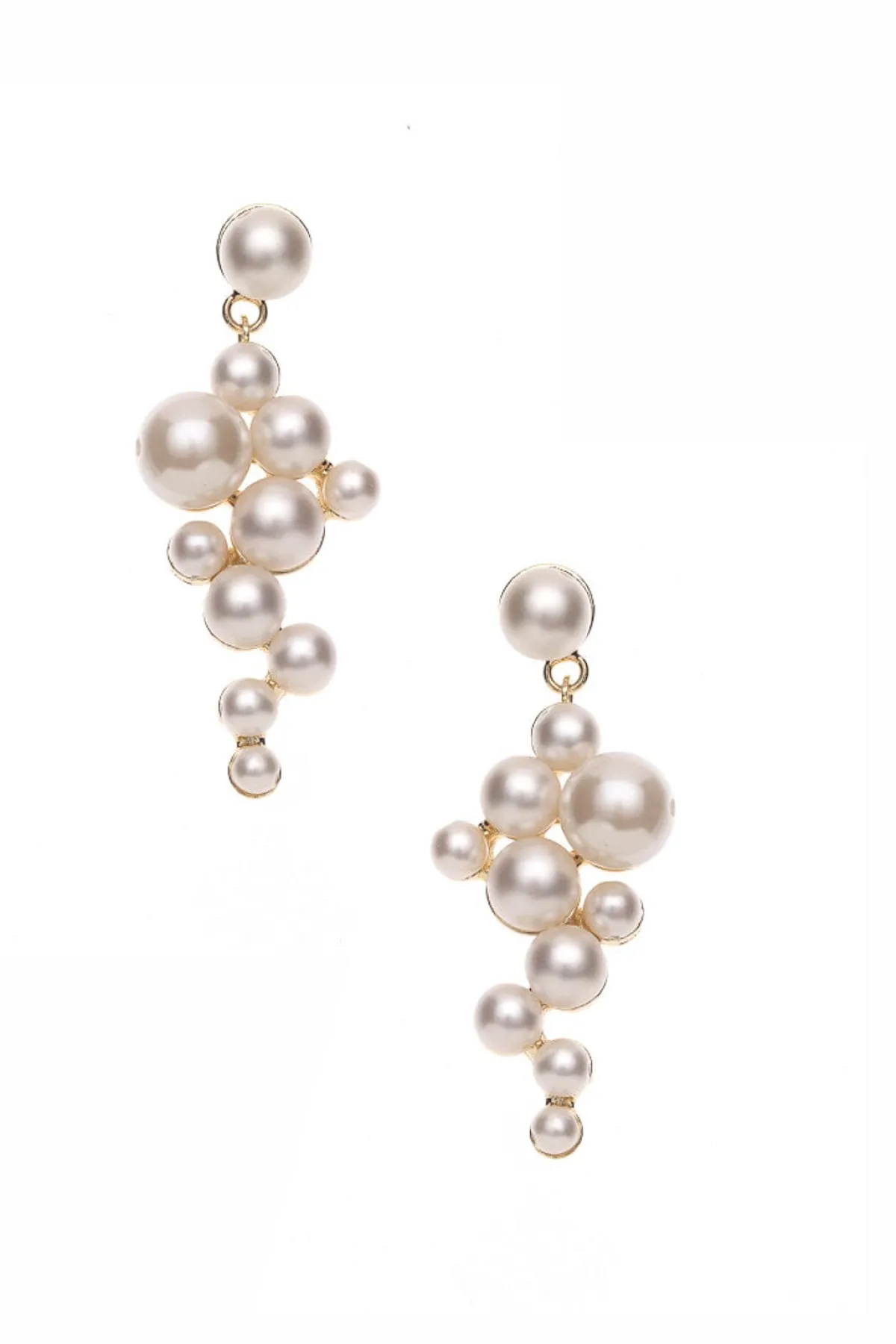 Braut Ohrstecker mit Perlenanhänger>Poirier Hot