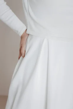 Braut Pullover aus Feinstrick mit V-Ausschnitt><noscript><img width=