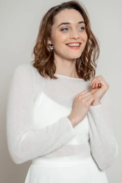 Braut Pullover aus Strickmix – Carli noni>Carla Outlet