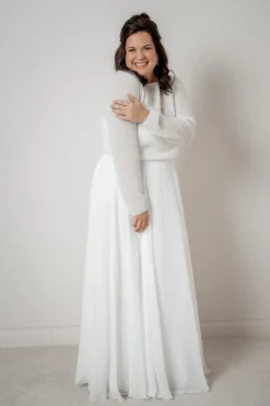 Braut Pullover aus Strickmix – Carli noni><noscript><img width=