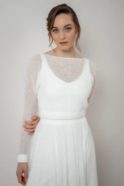 Braut Pullover aus Strickmix – Yosie><noscript><img width=