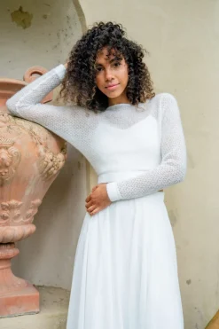 Braut Pullover aus Strickmix – Yosie><noscript><img width=