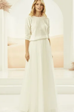 Braut Pullover mit ¾-Ärmeln>Bianco Evento Outlet