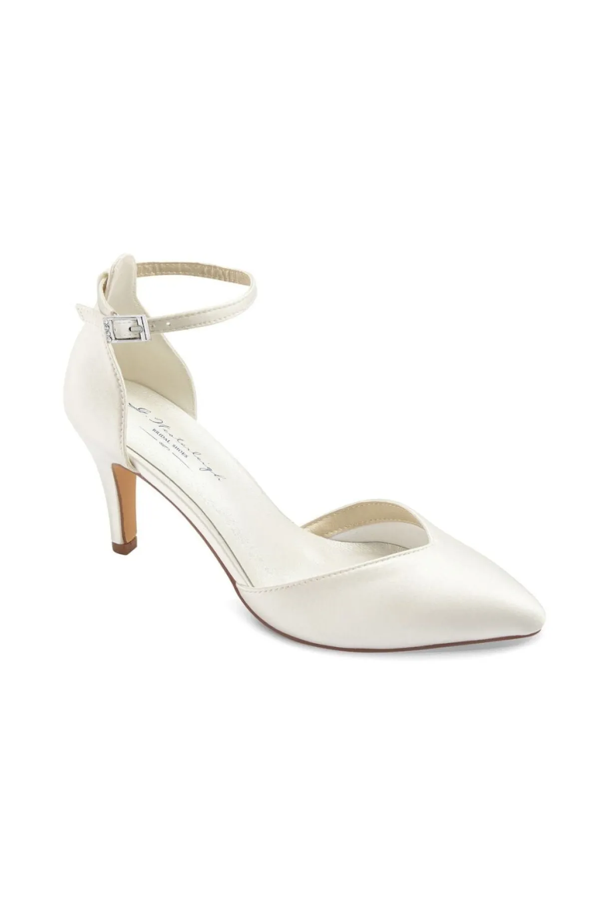 Braut Pumps mit funkelndem Riemen – Marielle Ivory Satin | G.Westerleigh>G. Westerleigh Hot