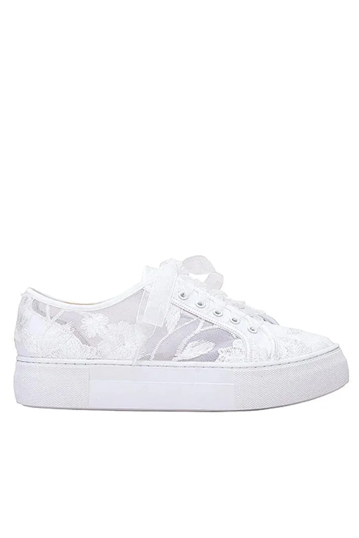 Braut Sneaker mit Blütenmuster – Codie Ivory | The>Perfect Bridal Company Discount