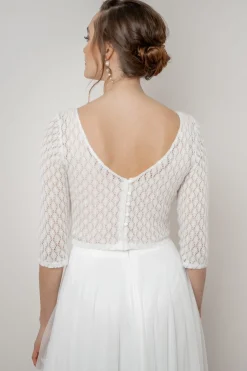 Braut Strick-Top mit Vintagemuster – Haldis><noscript><img width=
