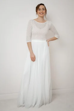 Braut Strick-Top mit Vintagemuster – Haldis><noscript><img width=