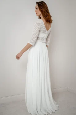 Braut Strick-Top mit Vintagemuster – Haldis><noscript><img width=