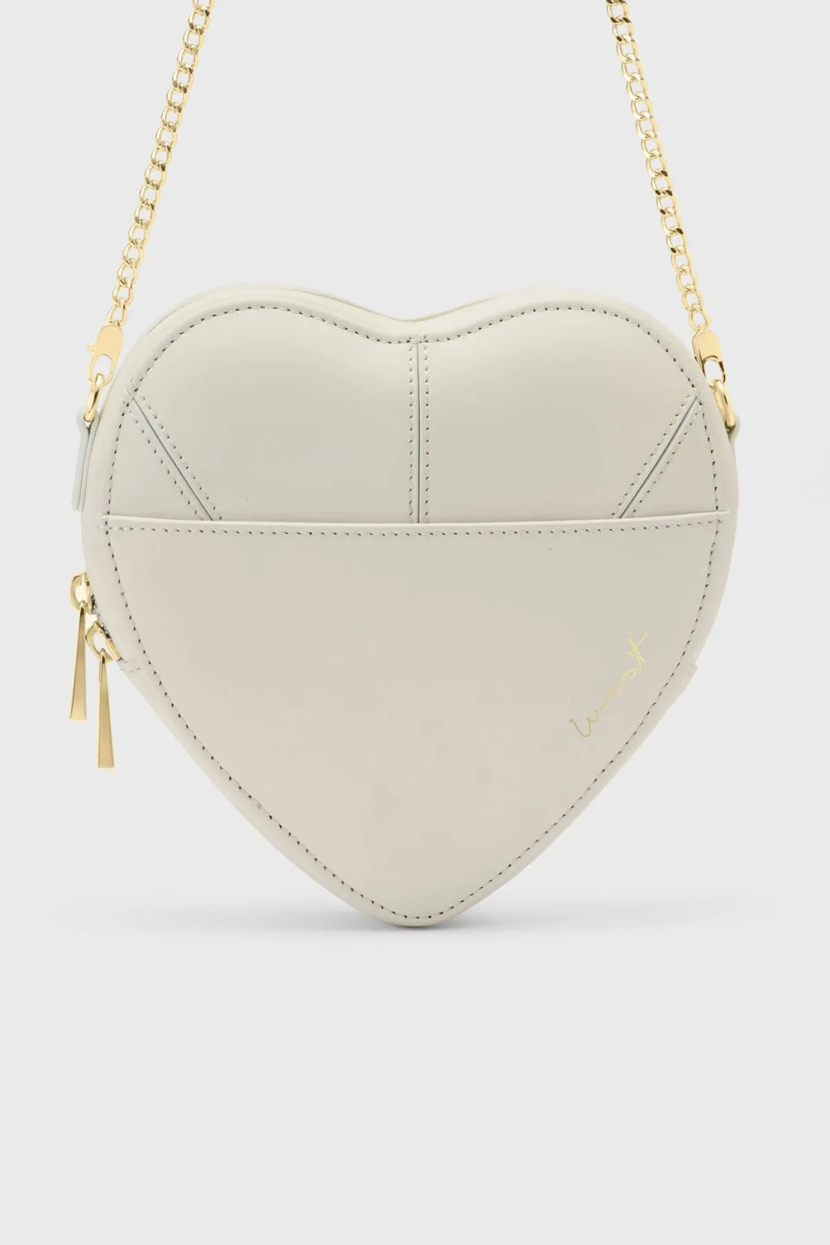 Braut Tasche – Big Heart Bag Ivory Gold |>Weat Sale