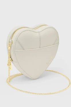 Braut Tasche – Big Heart Bag Ivory Gold |>Weat Sale