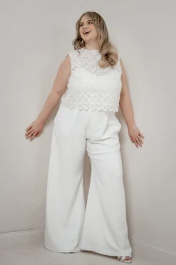 Braut Top aus Paillettenspitze – Eske Curvy><noscript><img width=