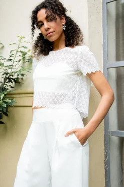 Braut Top aus Vintage-Spitze – Doli><noscript><img width=