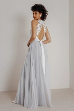 Braut Top mit Blätter-Muster und Rückenausschnitt – Emilia><noscript><img width=