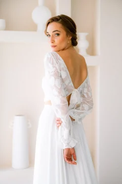 Braut Top mit Blumenmuster – Laina>noni Hot