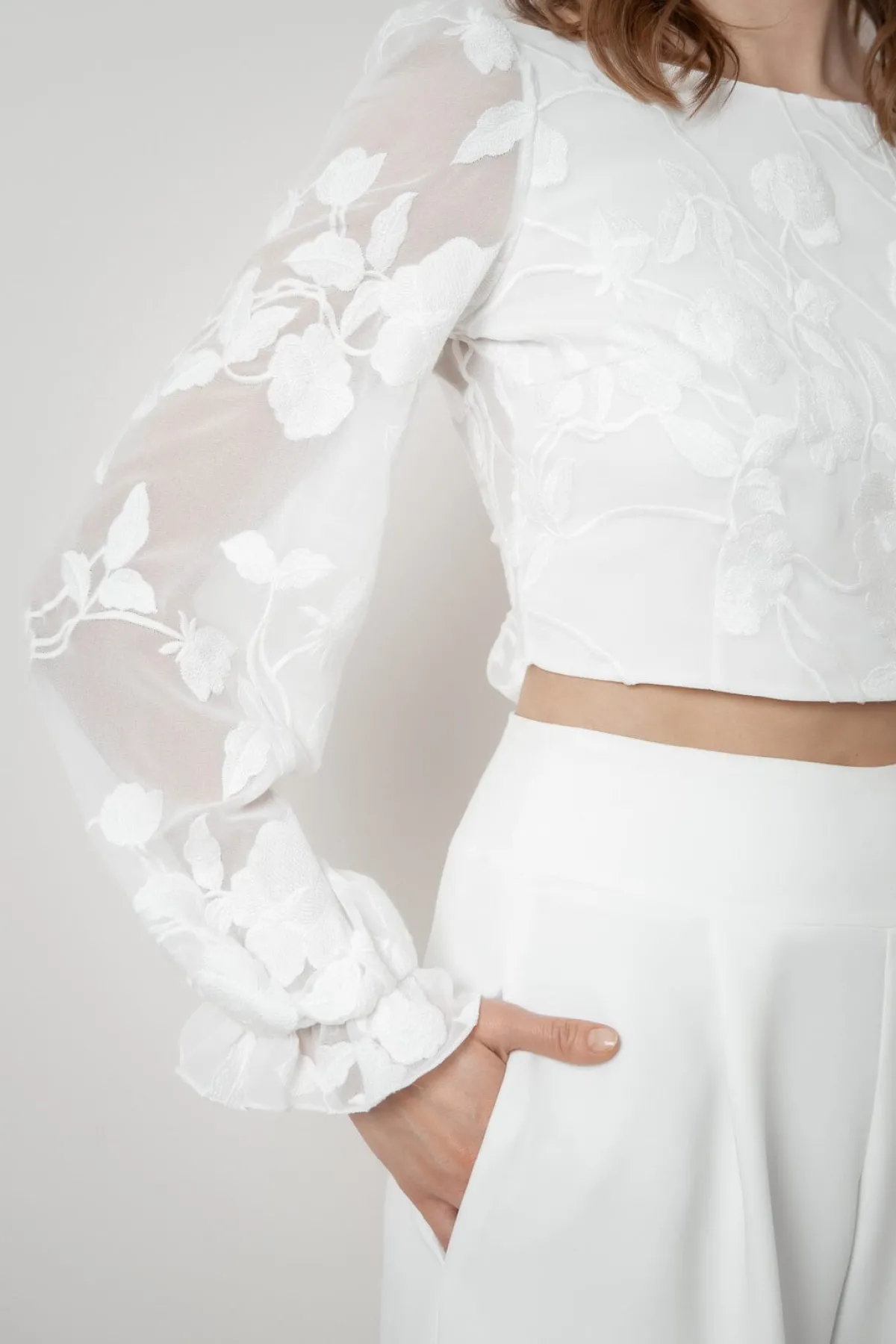 Braut Top mit Blumenmuster – Laina>noni Hot