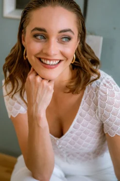 Braut Top mit Knöpfen – Fanie><noscript><img width=