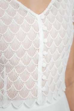 Braut Top mit Knöpfen – Fanie><noscript><img width=