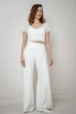 Braut Top mit Knöpfen – Fanie><noscript><img width=