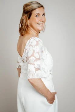 Braut Top mit kurzen Glockenärmeln – Philina><noscript><img width=
