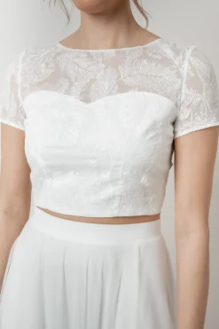 Braut Top mit Rückendetail – Yella><noscript><img width=